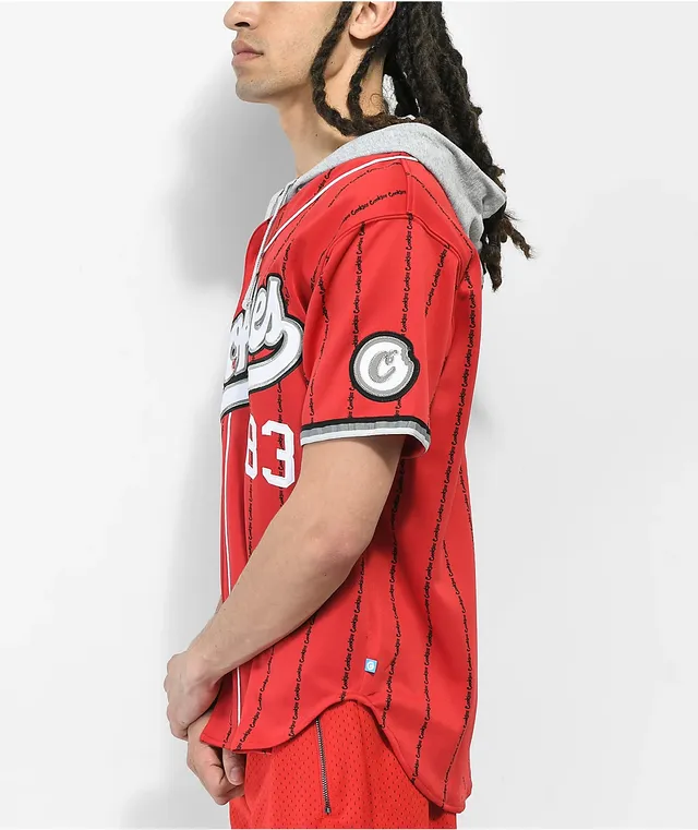 Hooded baseball jersey hot sale