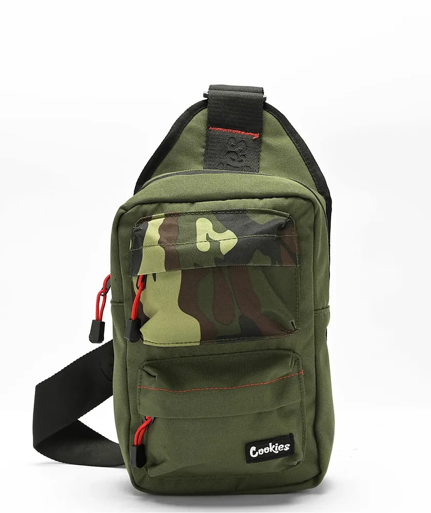 Cookies Rackpack Smellproof Olive Crossbody Bag CoolSprings Galleria