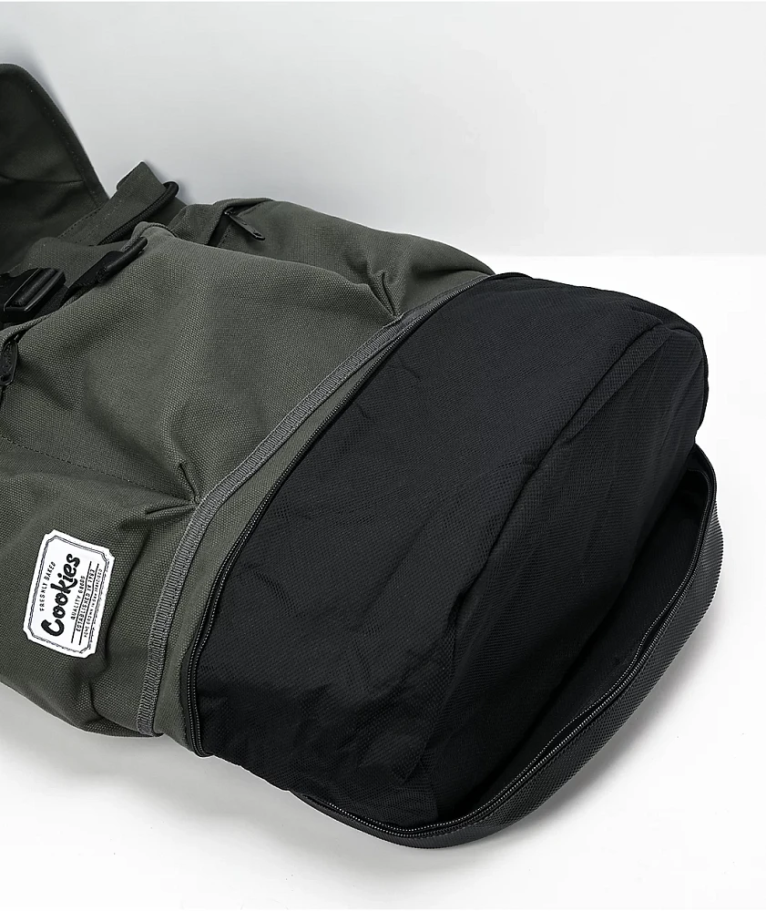 Cookies Smell Proof Olive Utility Backpack at CoolSprings Galleria