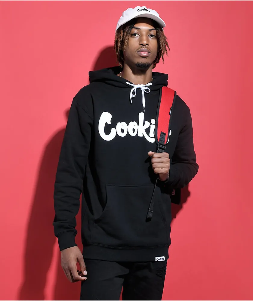 Large black hoodie sale