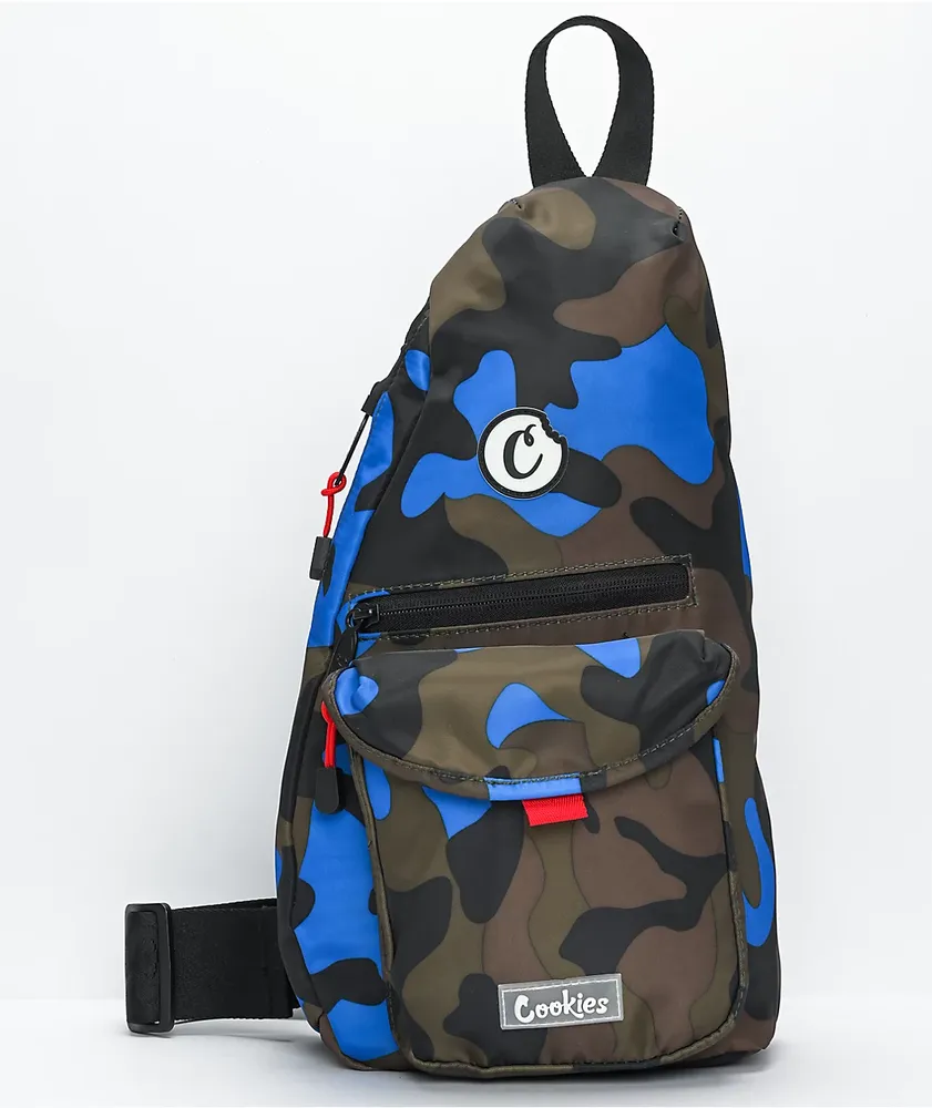 Blue camo bag clearance