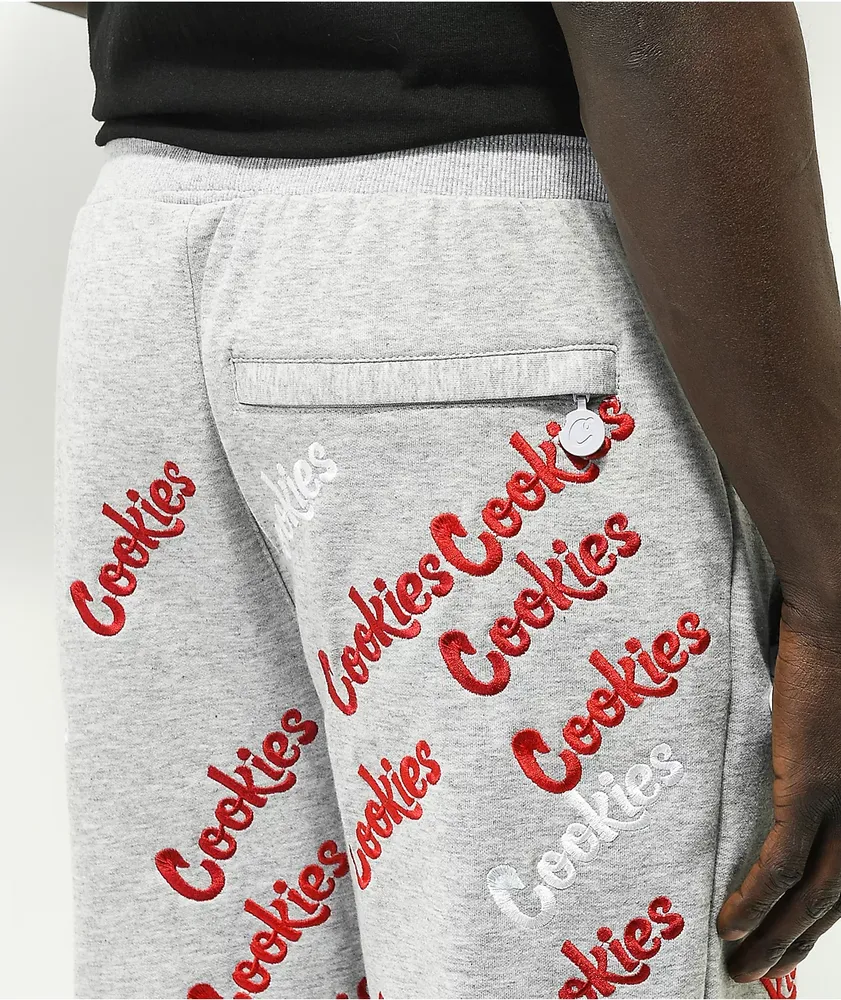 Grey sweatpants cookies new arrivals