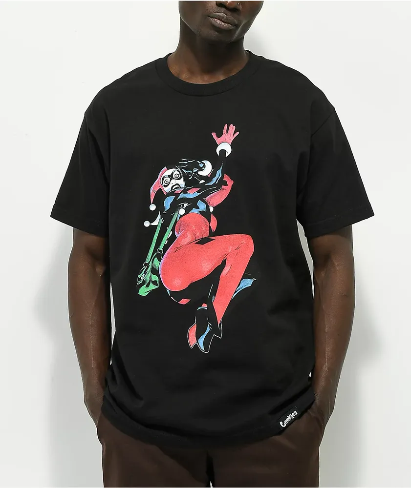 Cookies x Batman Harley Quinn Black T-Shirt at CoolSprings