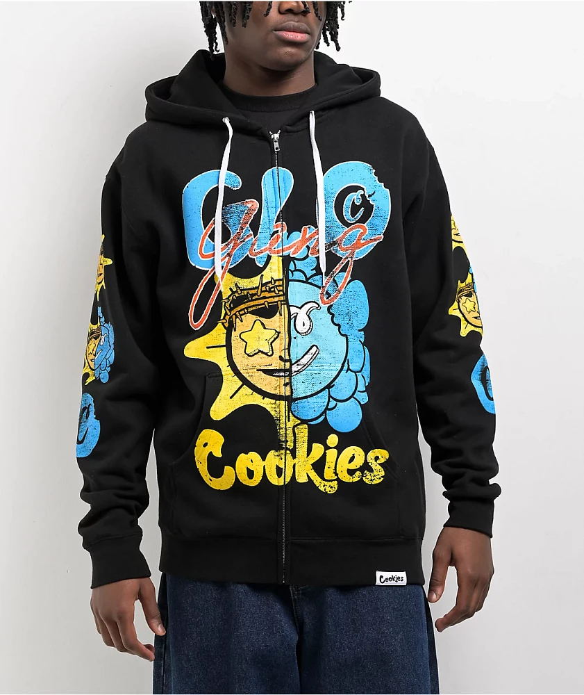 Cookies x Glo Gang Sun C Bite Black Zip Hoodie | Arden Fair