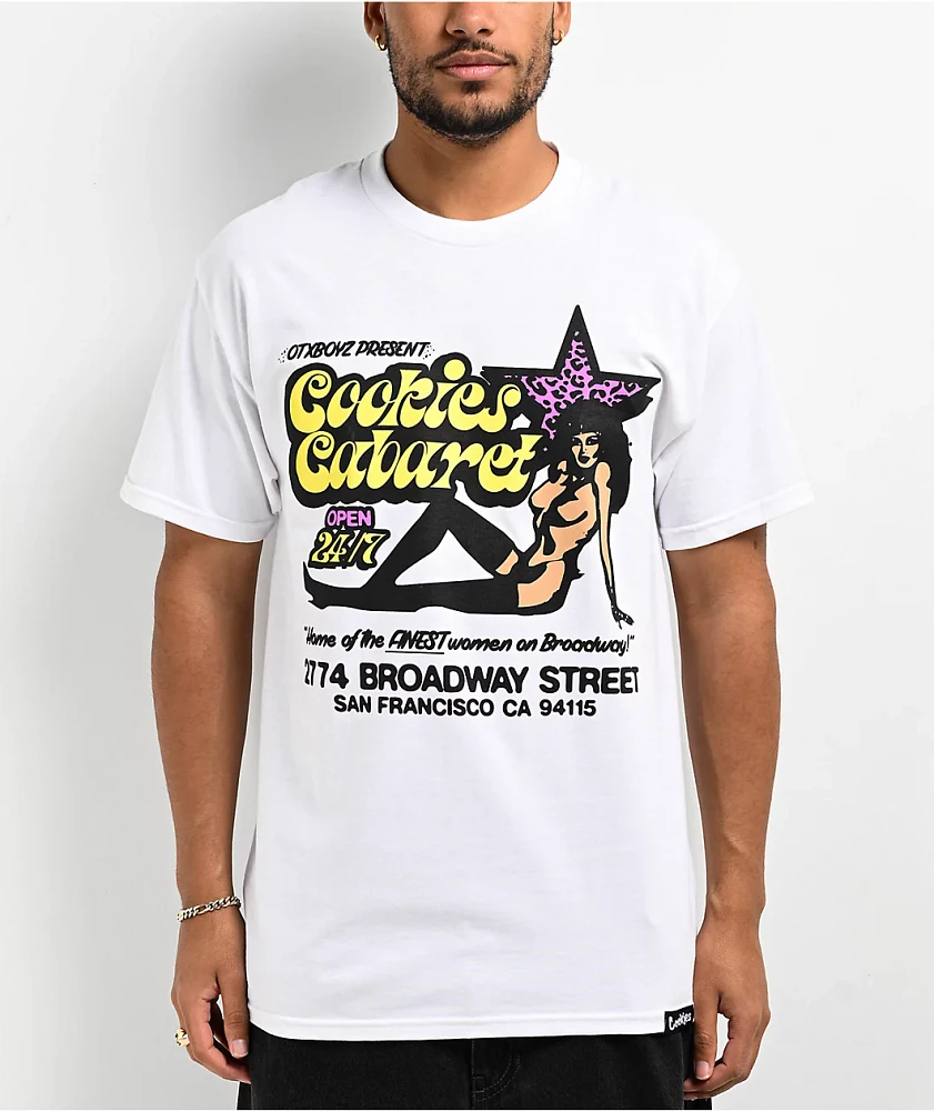Cookies x OTX BOYZ Cabaret White T-Shirt at Hamilton Place in