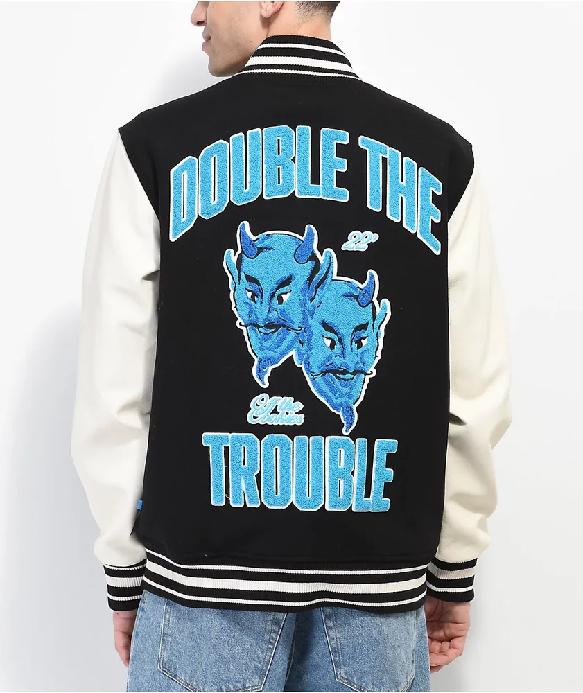 Cookies x OTXBOYZ Black Letterman Jacket Hamilton Place