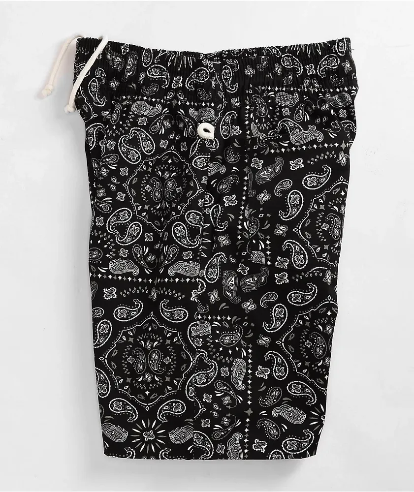 Cookman Black Paisley Shorts | Arden Fair