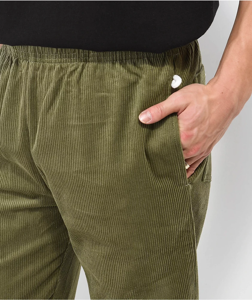 Cookman Khaki Green Corduroy Chef Pants at CoolSprings Galleria in