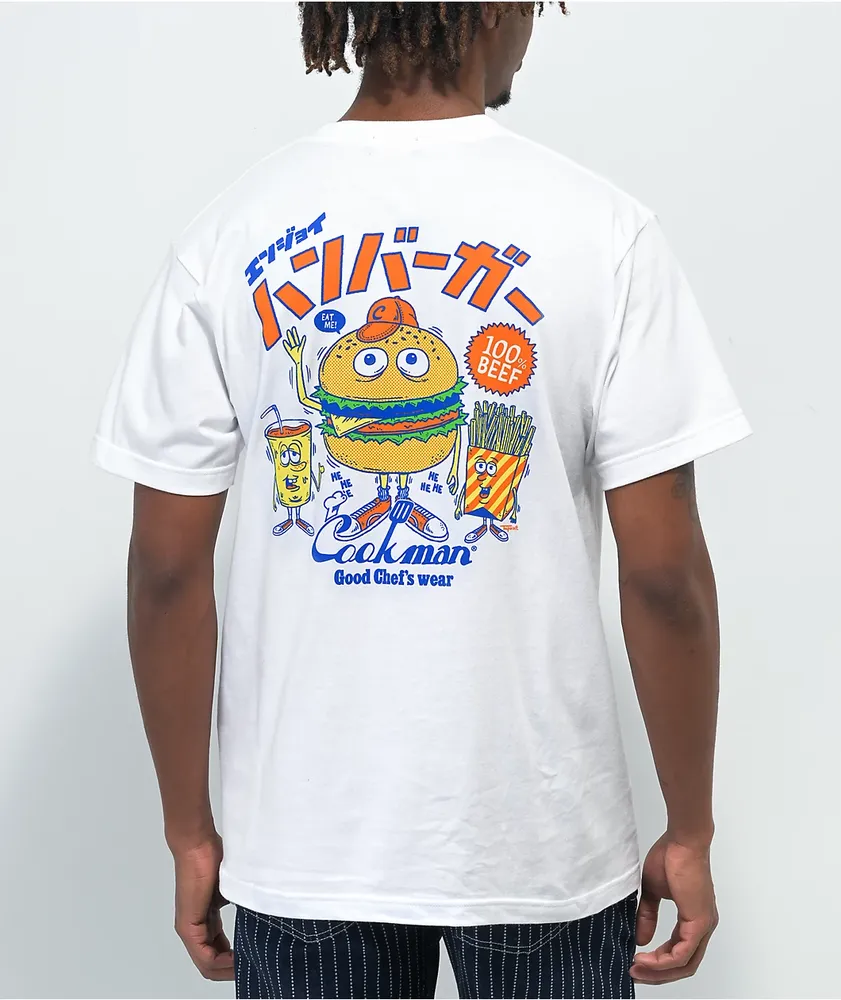 Long Sleeve T-shirts - TM Paint Burger : L-Blue