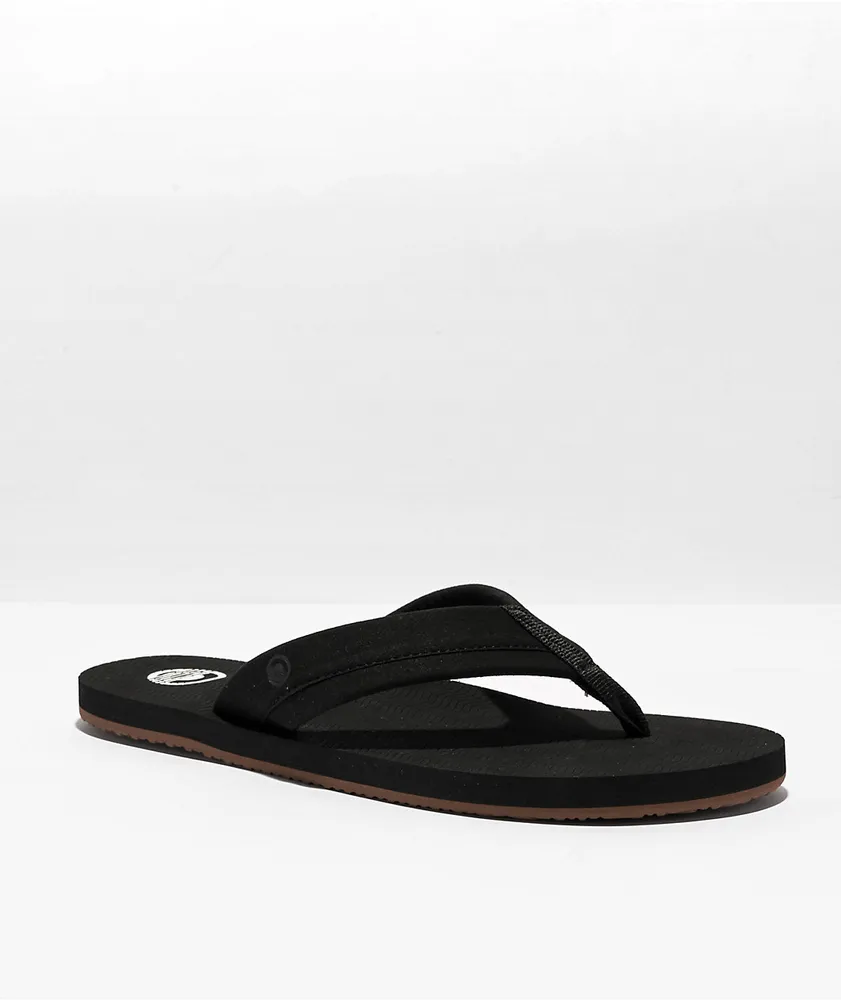 Cords Comfort Waves Black Sandals Vancouver Mall