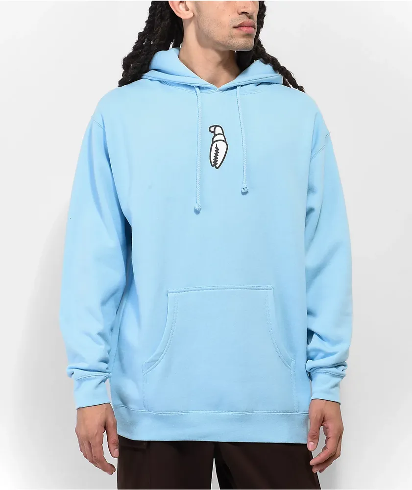 Crab Grab Logo Blue Hoodie Montebello Town Center