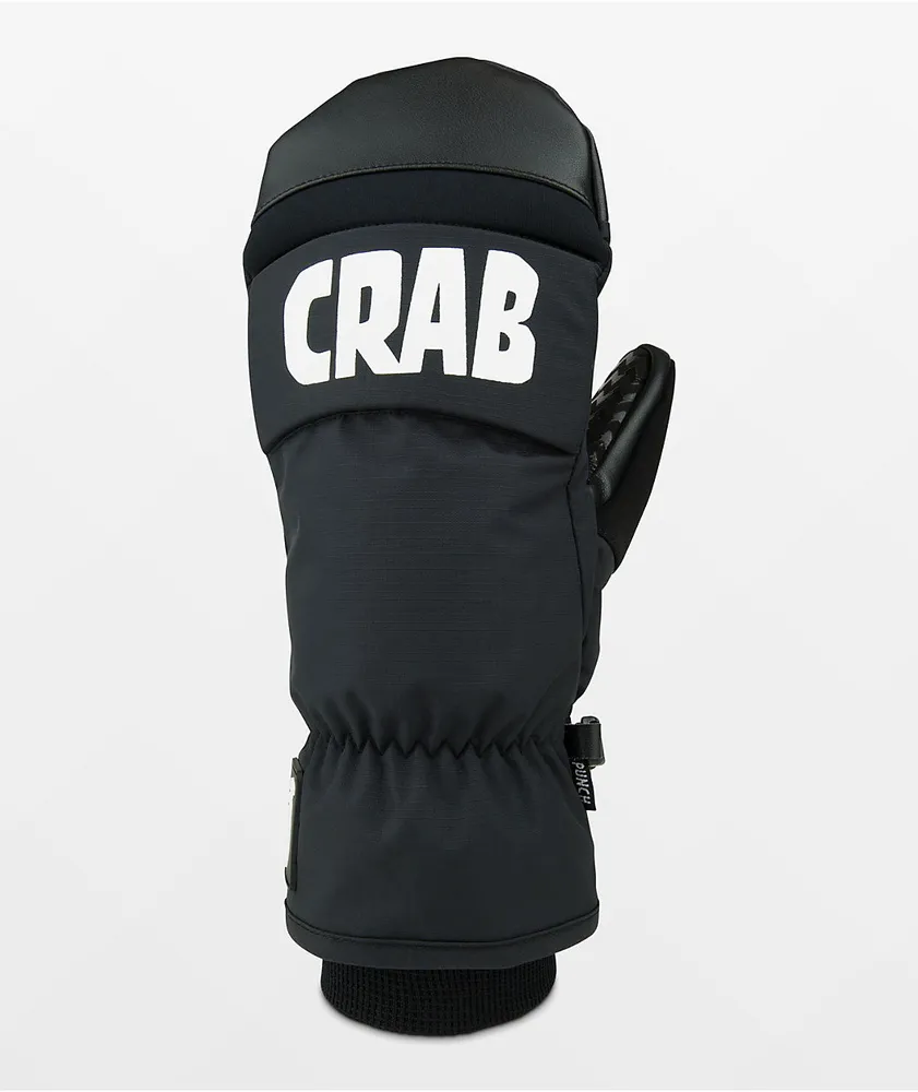 Crab Grab Punch Mitt Black Snowboard Mittens CoolSprings Galleria