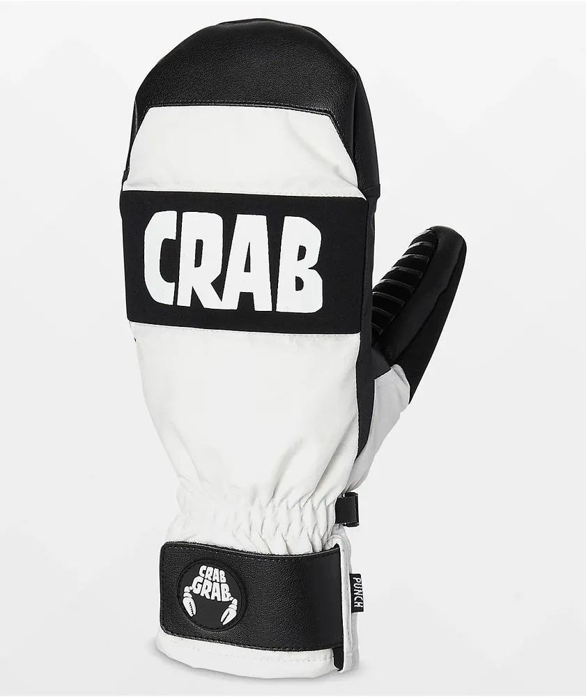 White snowboard hot sale mittens