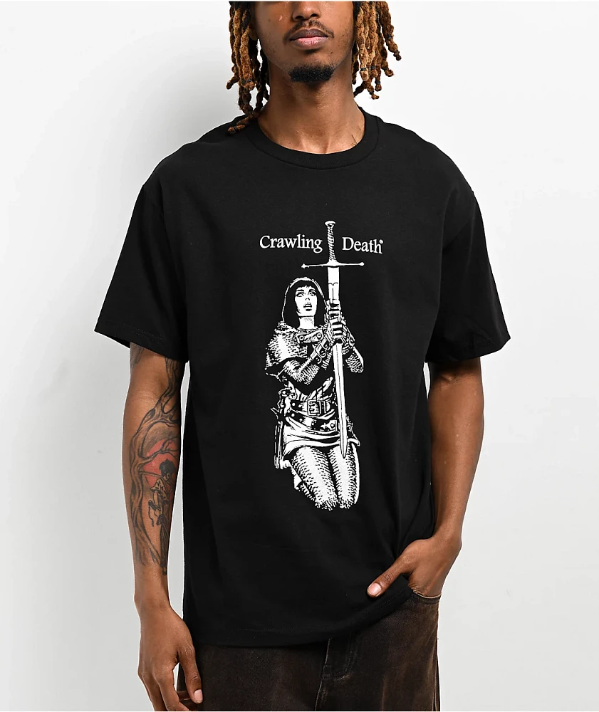 Crawling Death Sword Black T-Shirt | Connecticut Post Mall