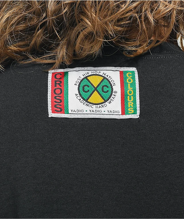 Cross Colours Drip Black T-Shirt | MainPlace Mall