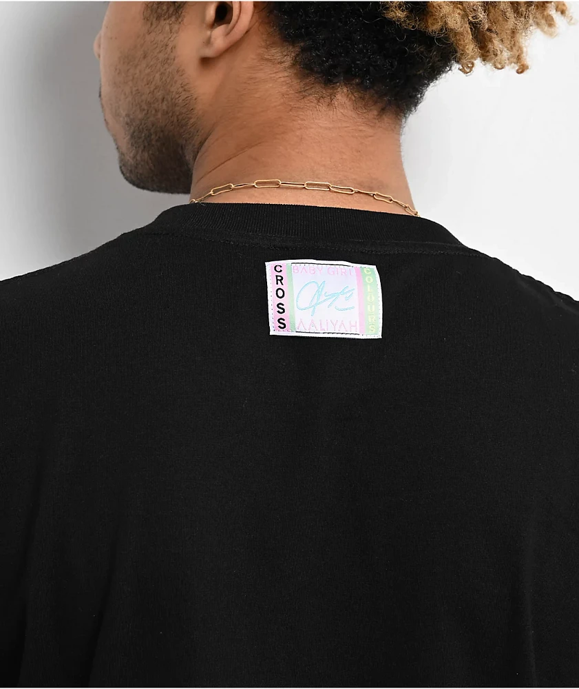 Cross Colours x Aaliyah Bling Black T-Shirt | Connecticut Post Mall