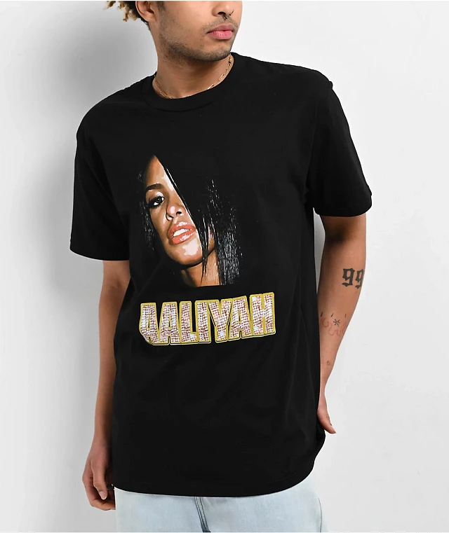 AALIYAH アリーヤ CROSS COLOURS フォトTシャツ 2XL AALIYAH COLOURS CROSS アリーヤ フォトTシャツ 2XL