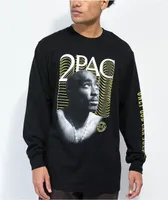 Cross Colours x Tupac Shakur Profile Black Long Sleeve T-Shirt ...