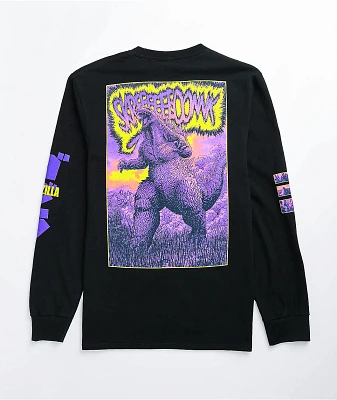 Crunchyroll x Godzilla Wave Black Hoodie | Liberty Center