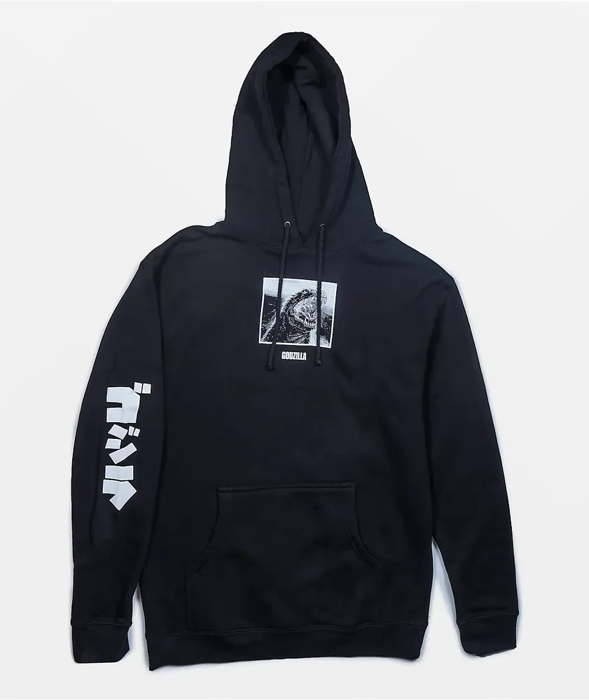 Crunchyroll x Godzilla Wave Black Hoodie | Liberty Center