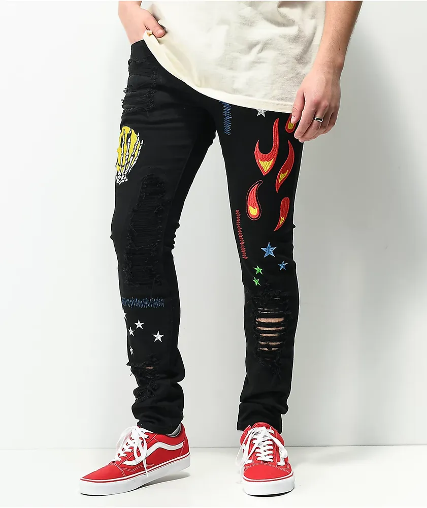 Crysp denim sales black jeans