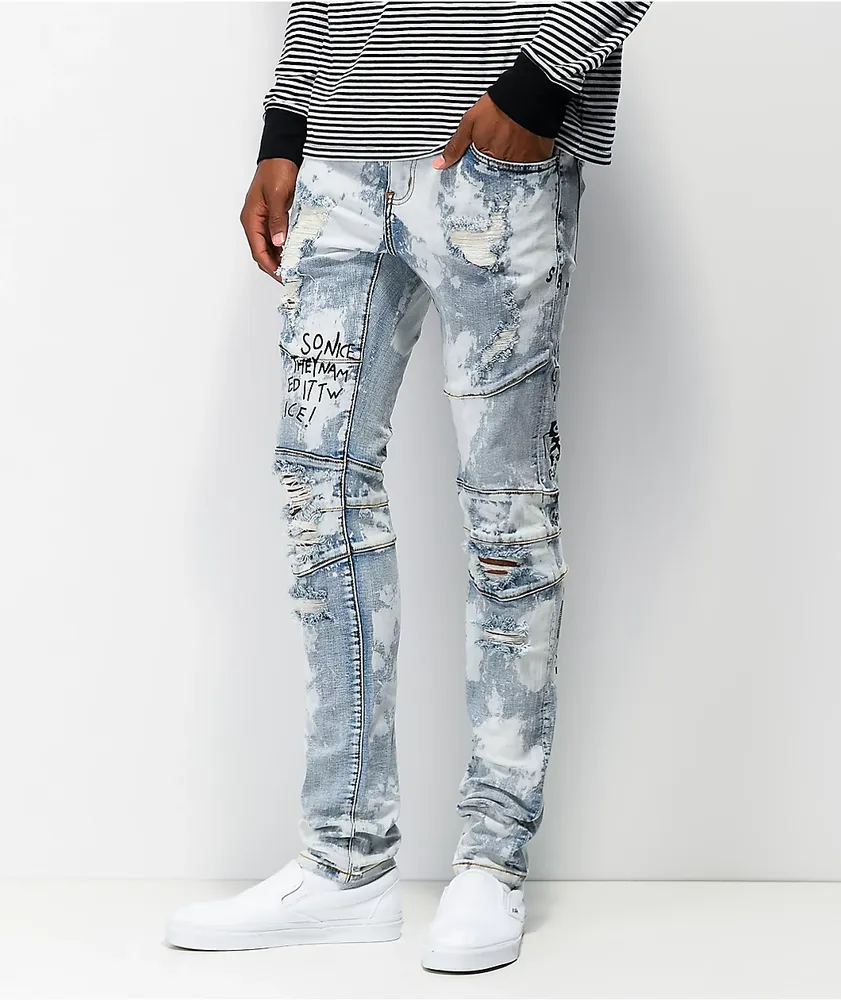 Crysp Montana Scribbles Denim Jeans Hamilton Place