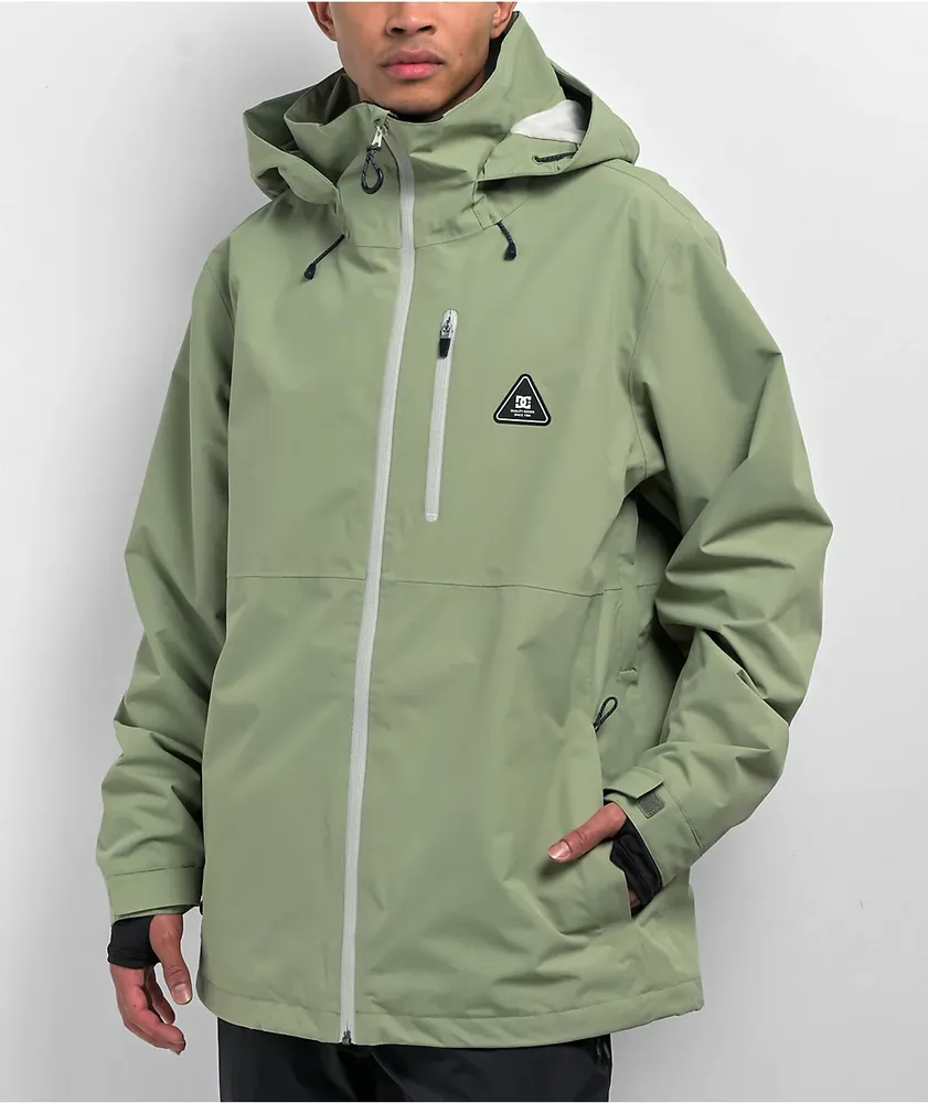 Green snowboard jacket discount