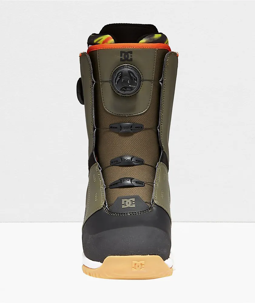 DC Control Olive Green Boa Snowboard Boots 2022 | Arden Fair