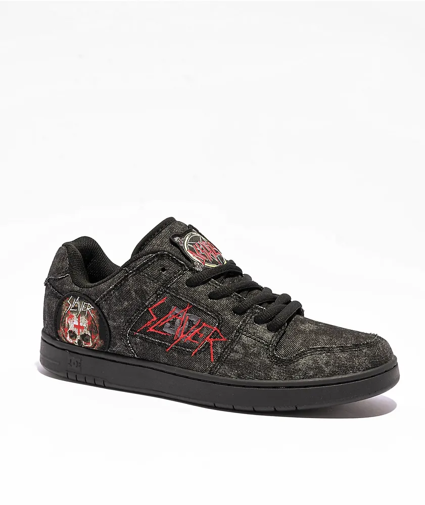 DC x Slayer Manteca 4 Black Denim Skate Shoes | CoolSprings Galleria