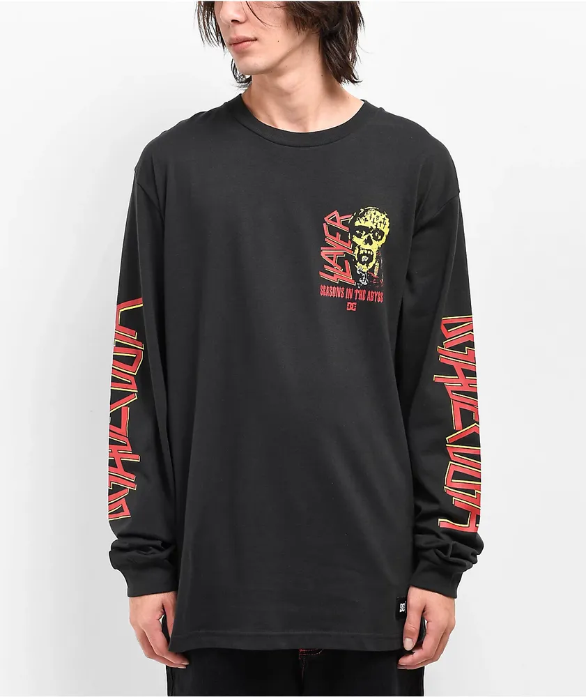 DC x Slayer Season Black Long Sleeve T-Shirt | Liberty Center