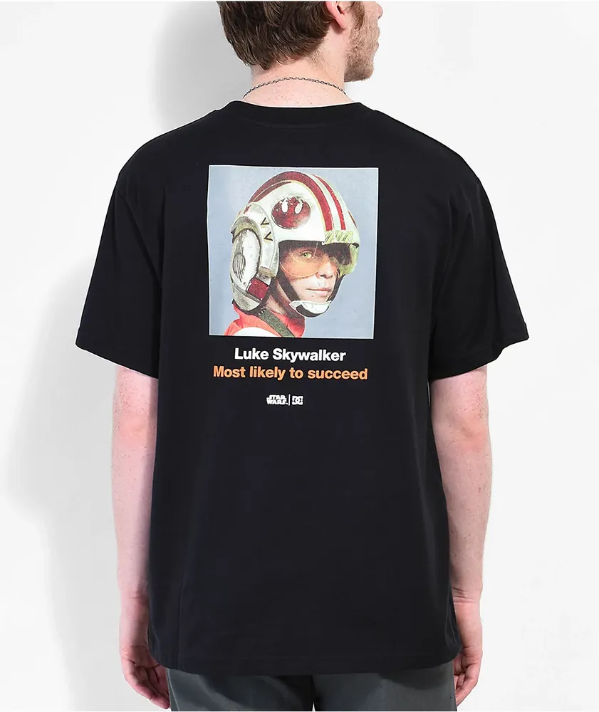 Luke skywalker black shirt clearance