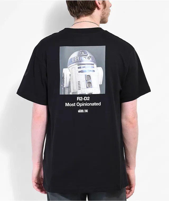 DC x Star Wars R2D2 CLass Black T-Shirt | Connecticut Post Mall