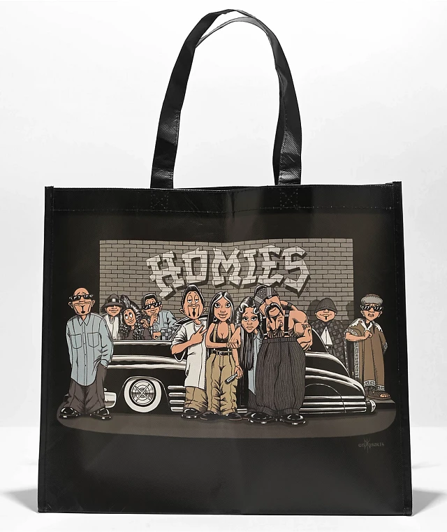 ニューズペーパーバッグ　homies DGA Homies Black Tote Bag | MainPlace Mall