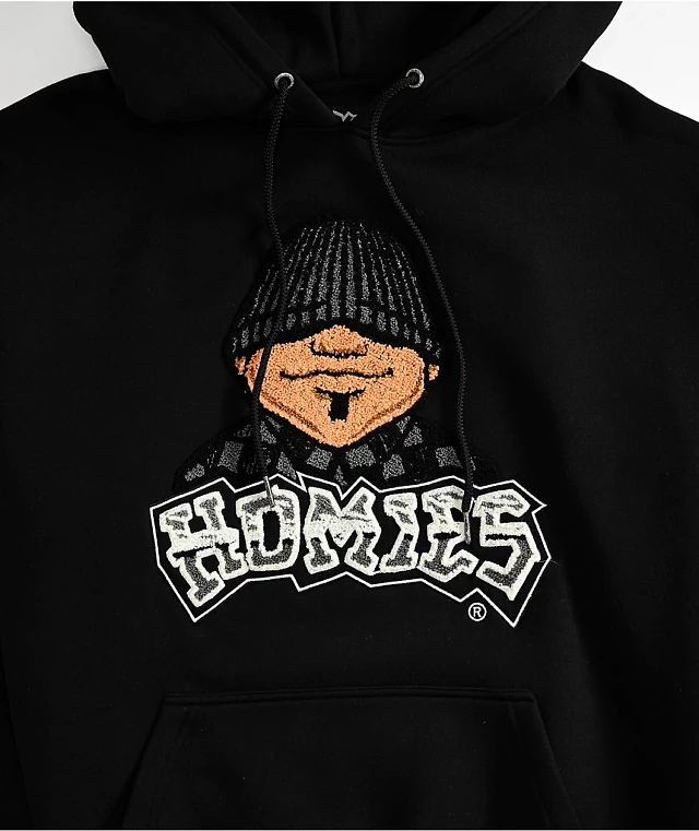 トップス ZORN All My Homies Hoodie Black Parker ZORN All My Homies Hoodie Black Parker