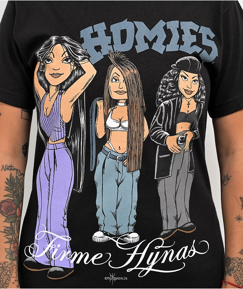 DGA Homies Firme Hynas Black T-Shirt | Mission Valley