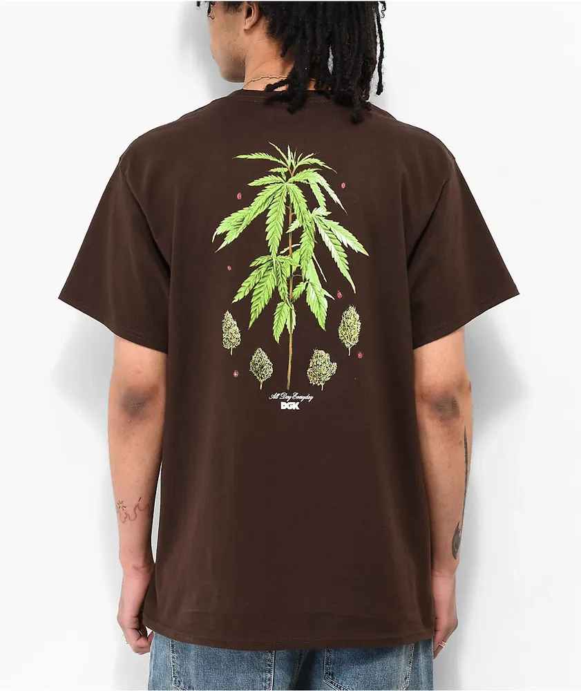 DGK Botanical Society Brown T Shirt Willowbrook Shopping Centre