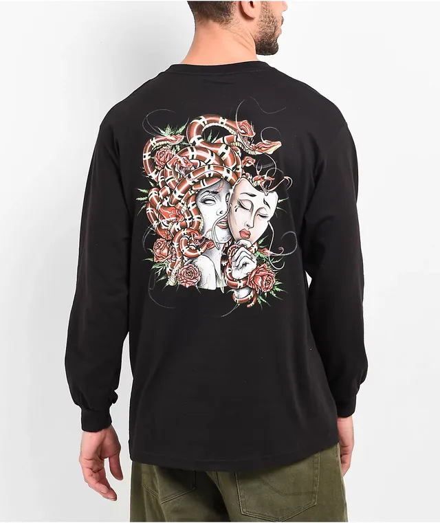 DGK Ghetto Spec Navy Long Sleeve T-Shirt at Hamilton Place in
