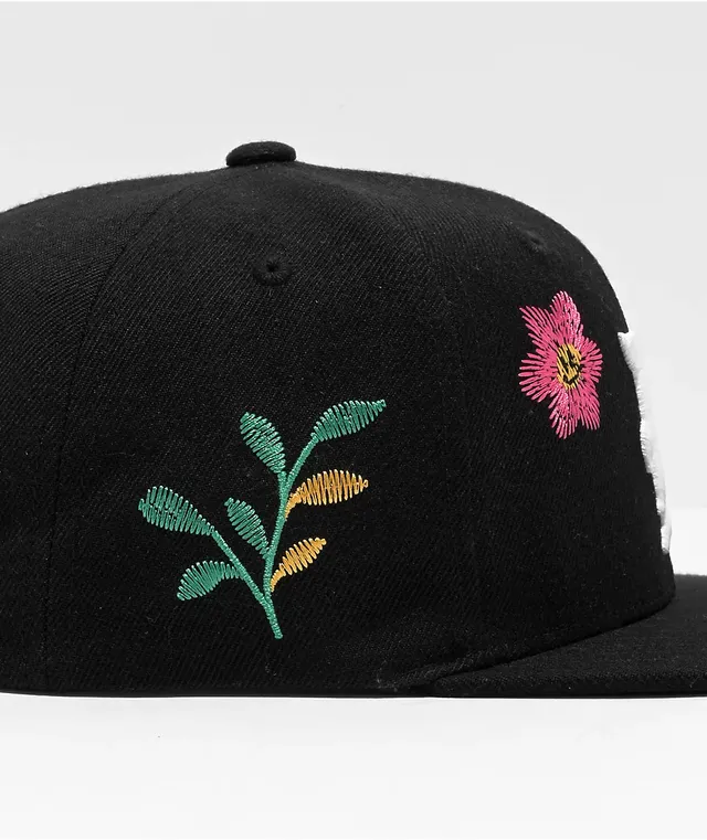 DGK Growth Black Snapback Hat | Arden Fair