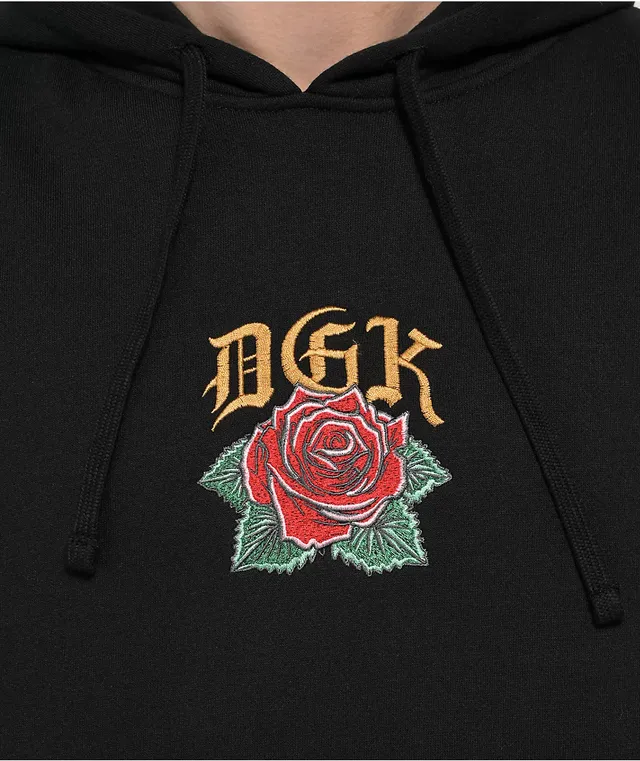 Hoodie h&m rose 2025 black