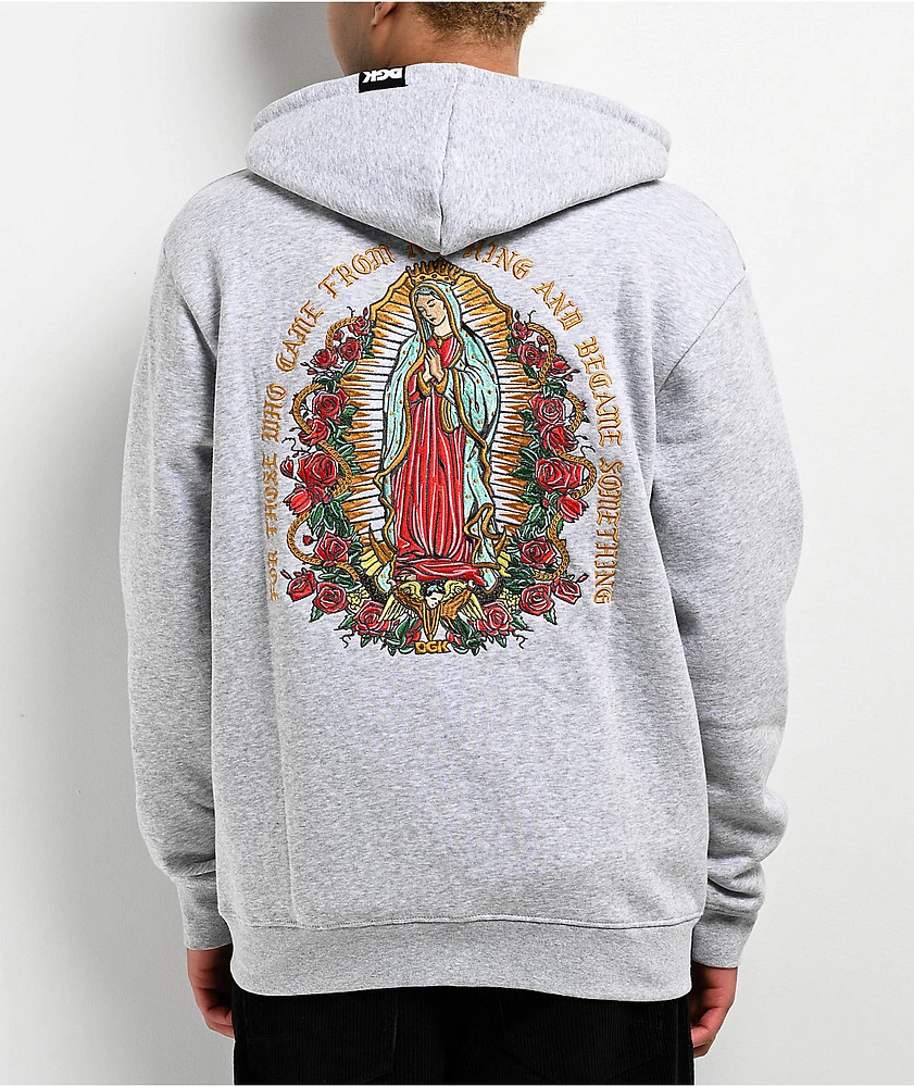 DGK Guadalupe Grey Zip Hoodie | Arden Fair