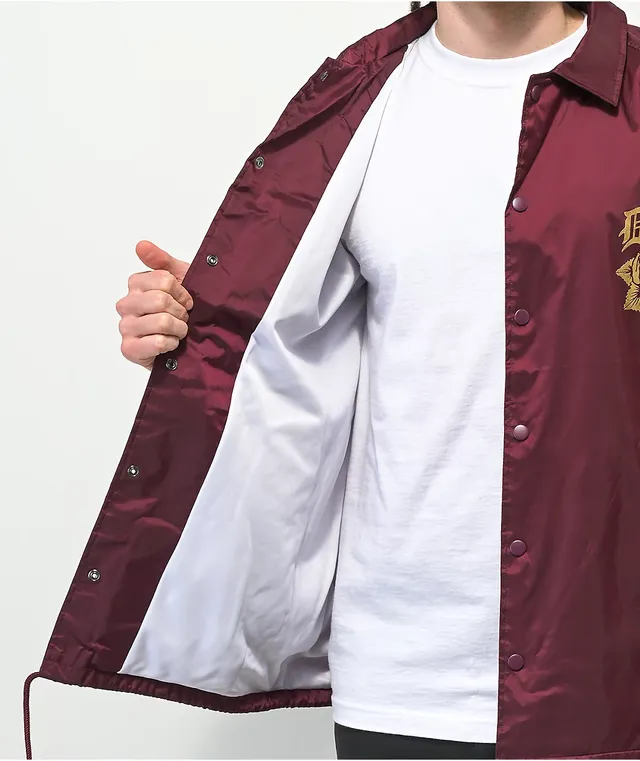 Coach jacket maroon shop
