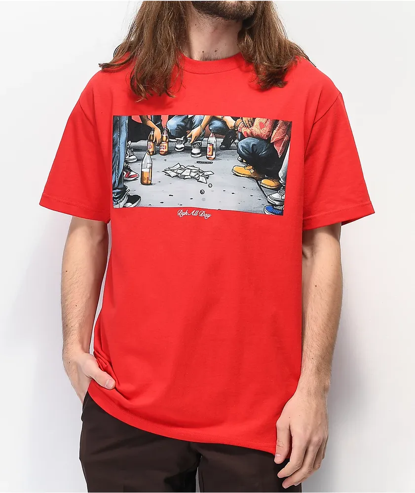 DGK Hustle Red T Shirt CoolSprings Galleria
