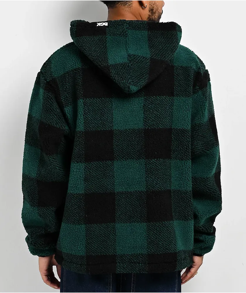 DGK Mega Green Sherpa Zip Hoodie