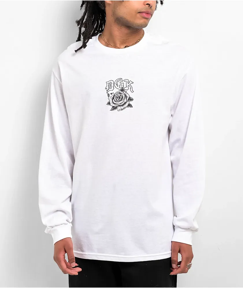 ◇DNSR◇ Ethnic Long Sleeve White ANI' RIBBED LONG SLEEVE – OmerAsh