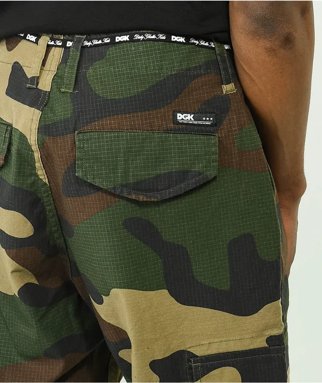 DGK O.G.S Big Woods Camo Cargo Pants The Pen Centre