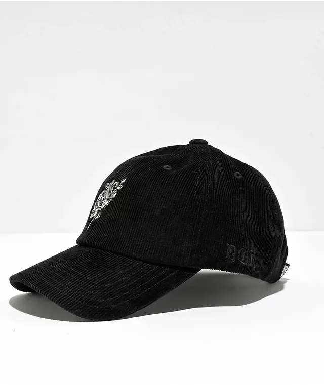 DGK Stay True Black Corduroy Strapback Hat Hamilton Place