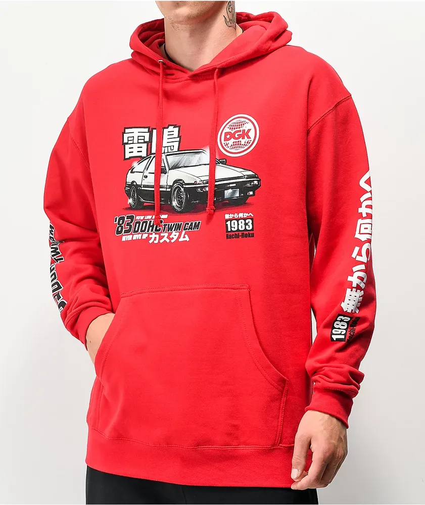 Zumiez red hoodie clearance