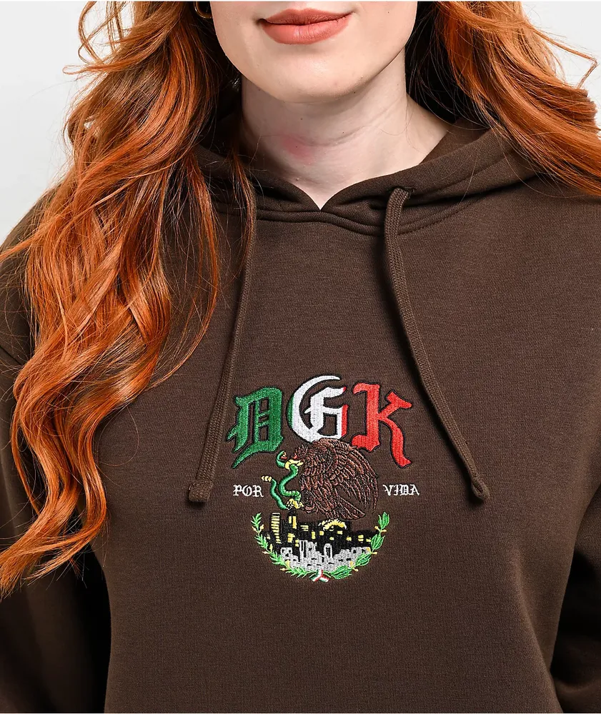 トップス DGK Chaos Brown Hoodie in ChattanoogaTN DGK Chaos Brown Hoodie at Hamilton Place in Chattanooga, TN