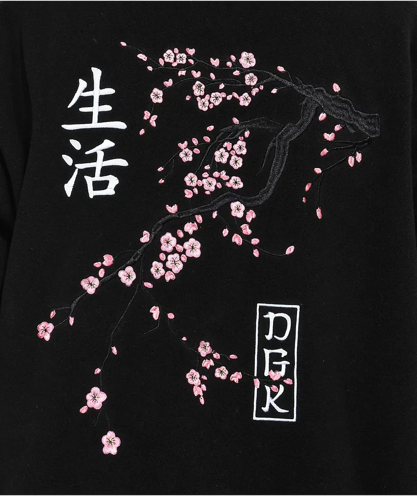 DGK Zen Black Tech Fleece Jacket | MainPlace Mall