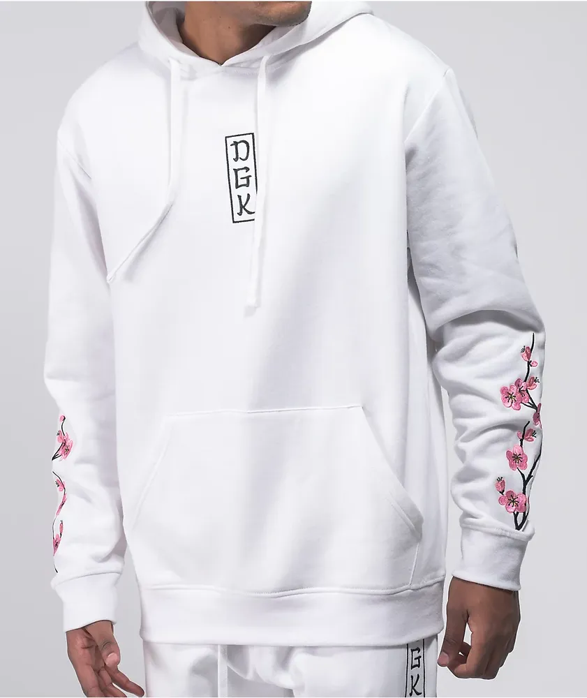  White 　- 桜 edition - DGK Zen White Hoodie | MainPlace Mall